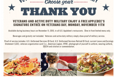 Veterans Day 2013 Freebies - 22 Free Items